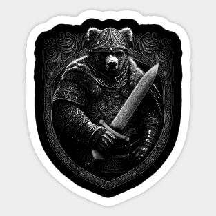 Viking Bear Sticker